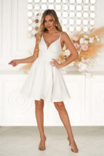 Sukienka Model 340-04 Ecru - Bicotone -1