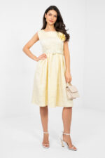 Sukienka Model IT-SK-21861.86 Light Yellow - Rue Paris -1