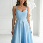 Sukienka Model 345-08 Baby Blue - Bicotone -1