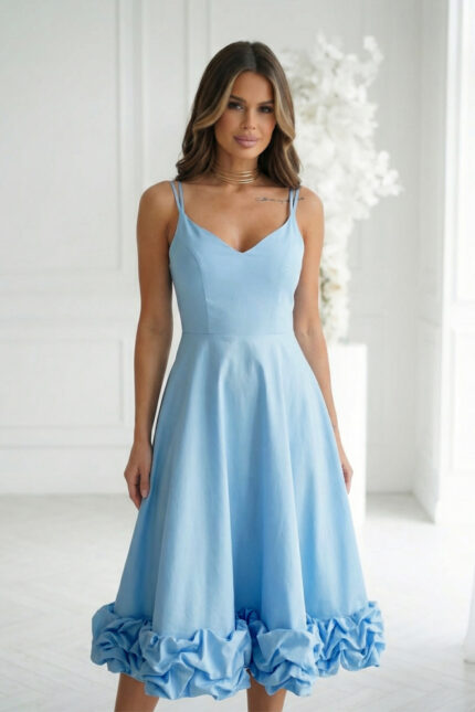 Sukienka Model 345-08 Baby Blue - Bicotone -1