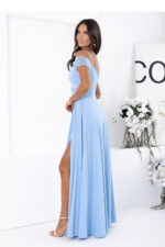 Sukienka Model Walentina Cekin 0011175. Błękit - With You -3