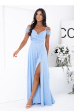 Sukienka Model Walentina Cekin 0011175. Błękit - With You -4