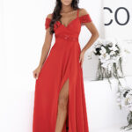 Sukienka Model Walentina Cekin 0011175. Red - With You -1