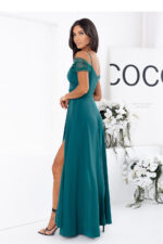 Sukienka Model Walentina Cekin 0011175. Bottle Green - With You -3