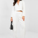 Spodnie Komplet Model IT-KMPL-22255.20 Ecru - Rue Paris -1