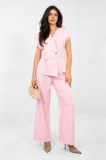 Spodnie Komplet Model IT-KMPL-21029.96 Light Pink - Rue Paris -2