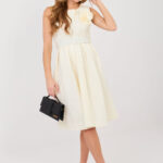 Sukienka Model IT-SK-21861.86 Ecru - Rue Paris -1
