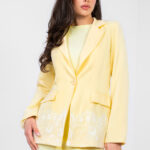 Marynarka Model IT-MA-60128.07 Light Yellow - Factory Price -1