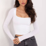 Bluzka Model WT-BZ-A1217.74 Ecru - Factory Price -1