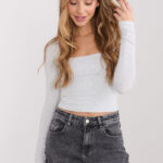 Bluzka Model WT-BZ-A1217.74 Light Grey - Factory Price -1