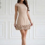 Sukienka Model 343-21 Beige - Bicotone -1